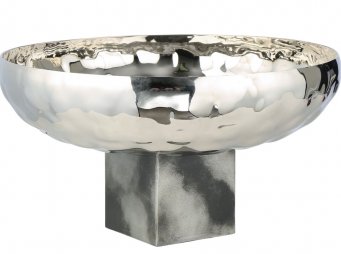 AK.JA0159 SILVER STUNLU MEYVELK BYK 36*19 CM